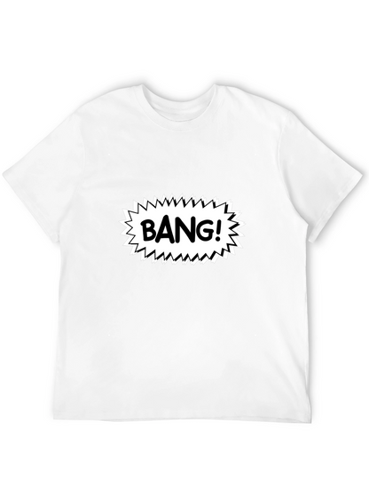 BANG! Graphic Print Black T-Shirt