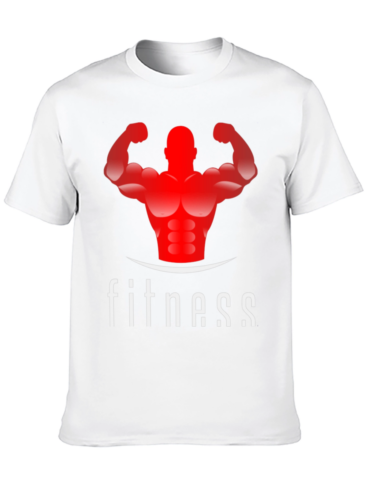 Fitness Graphic Tee - Black Gym Shirt