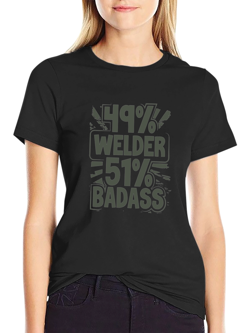 Welder Badass Graphic T-Shirt