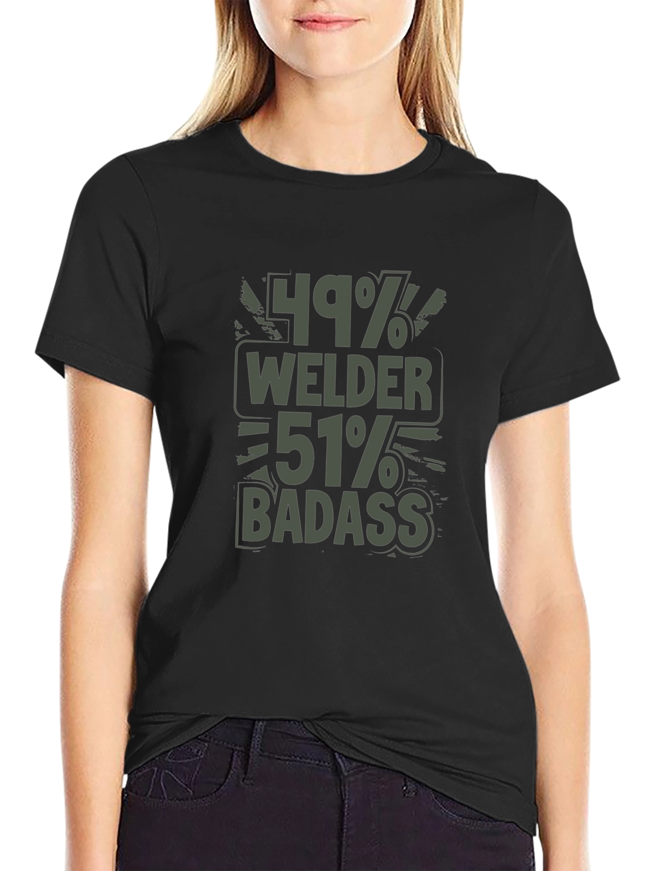 Welder Badass Graphic T-Shirt