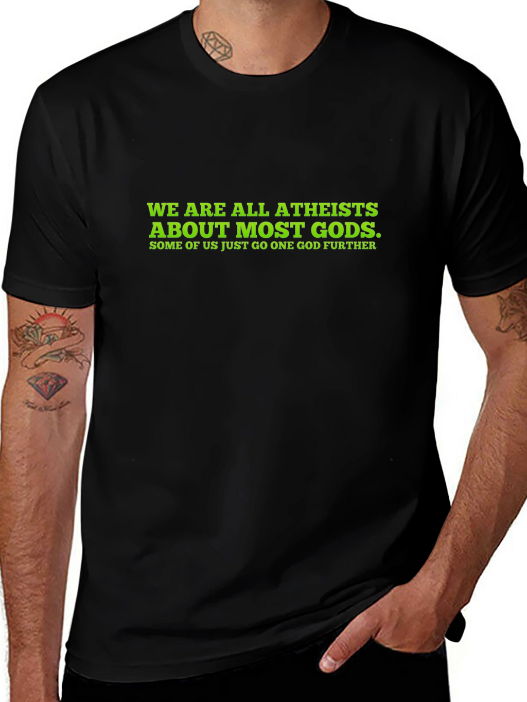 Atheist Humor T-Shirt - Funny Statement Tee