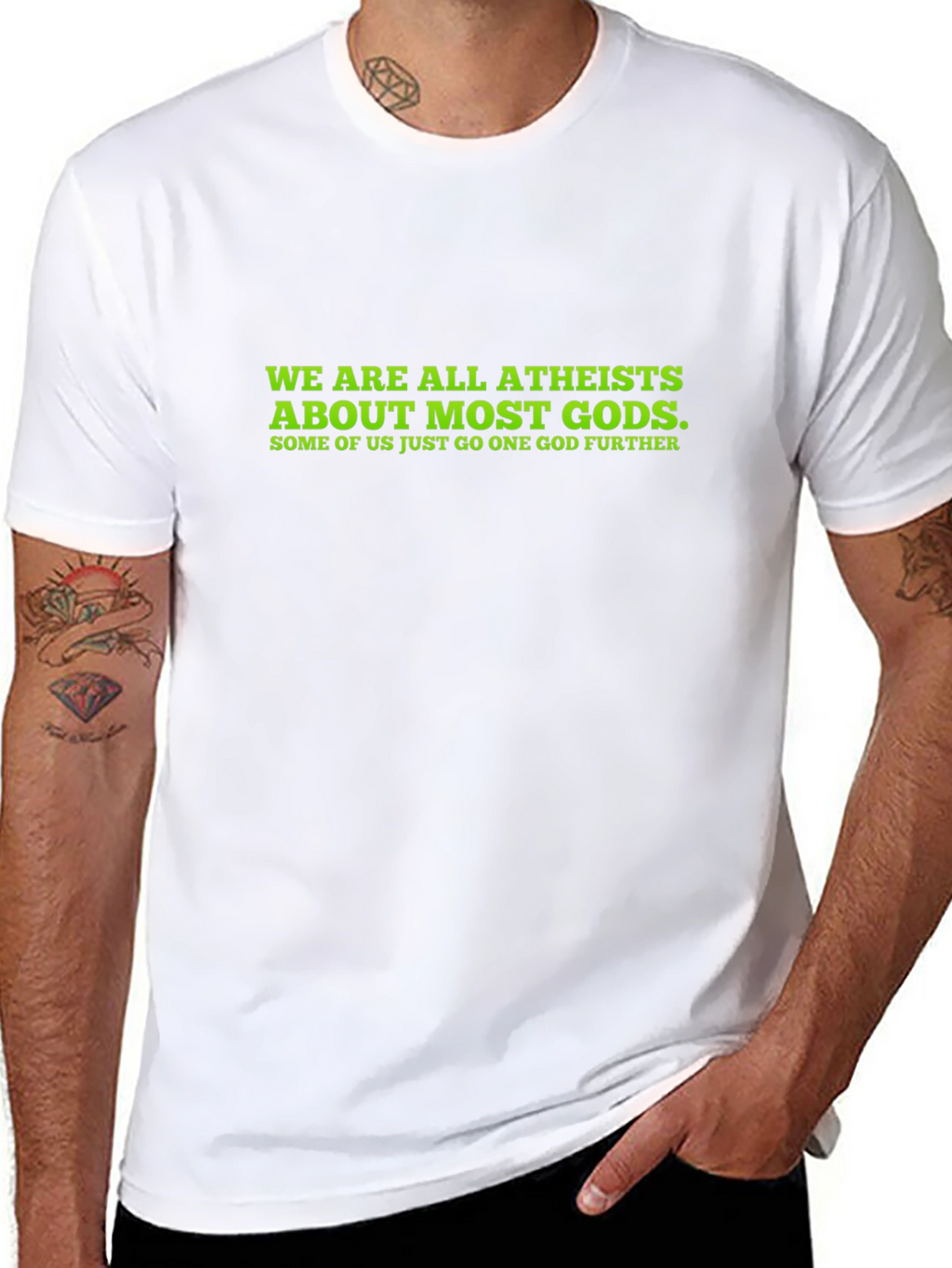 Atheist Humor T-Shirt - Funny Statement Tee