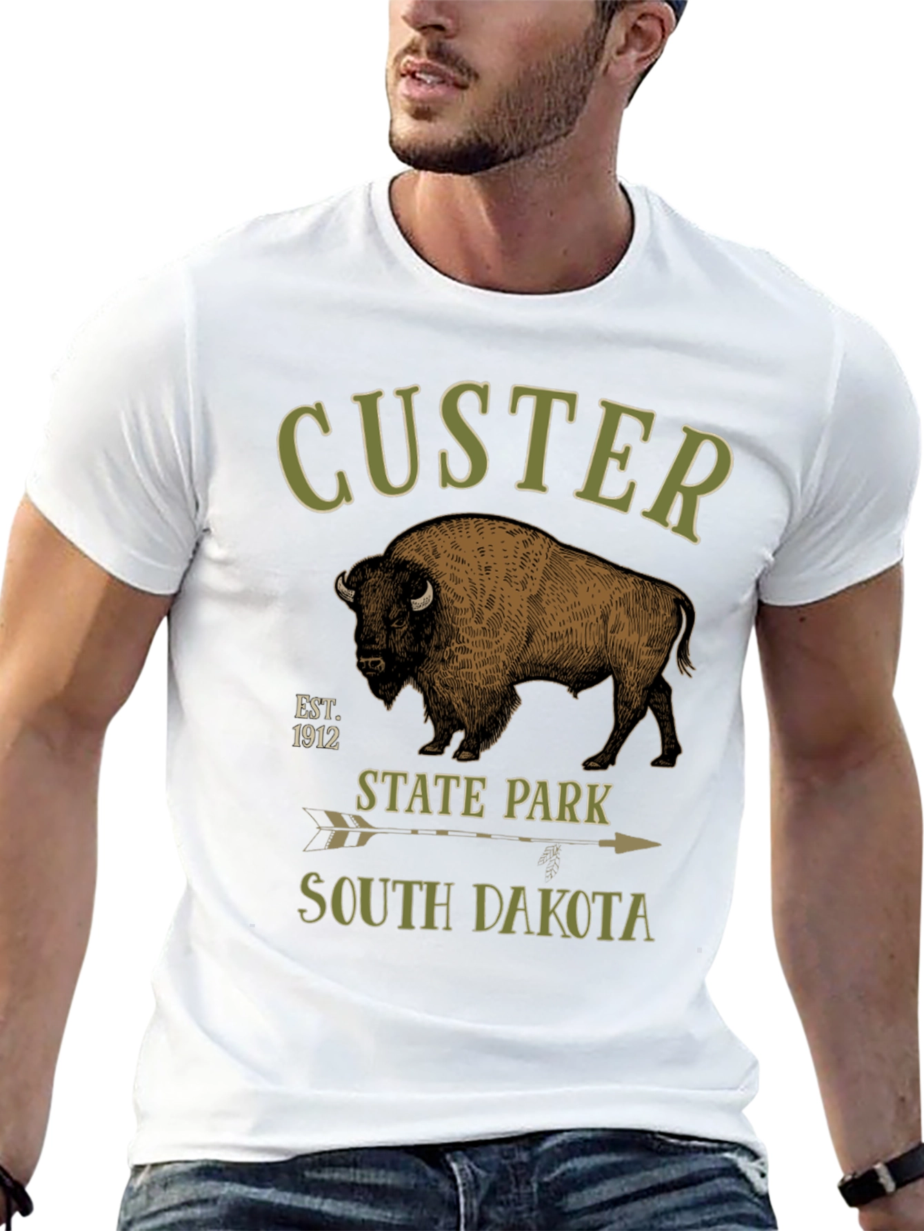 Custer State Park T-Shirt - Bison Design
