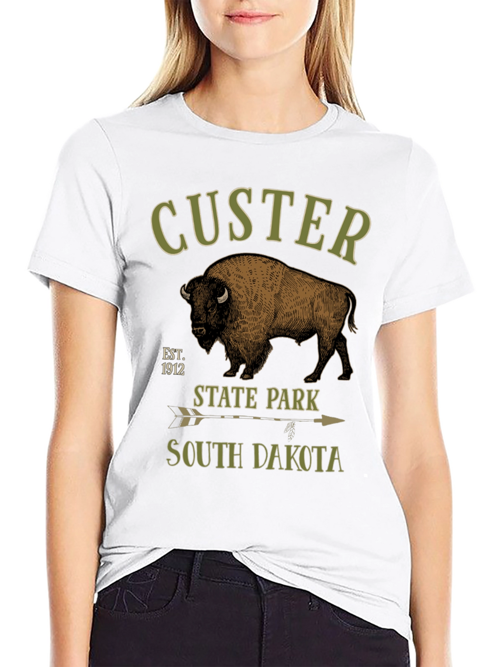Custer State Park T-Shirt - Bison Design