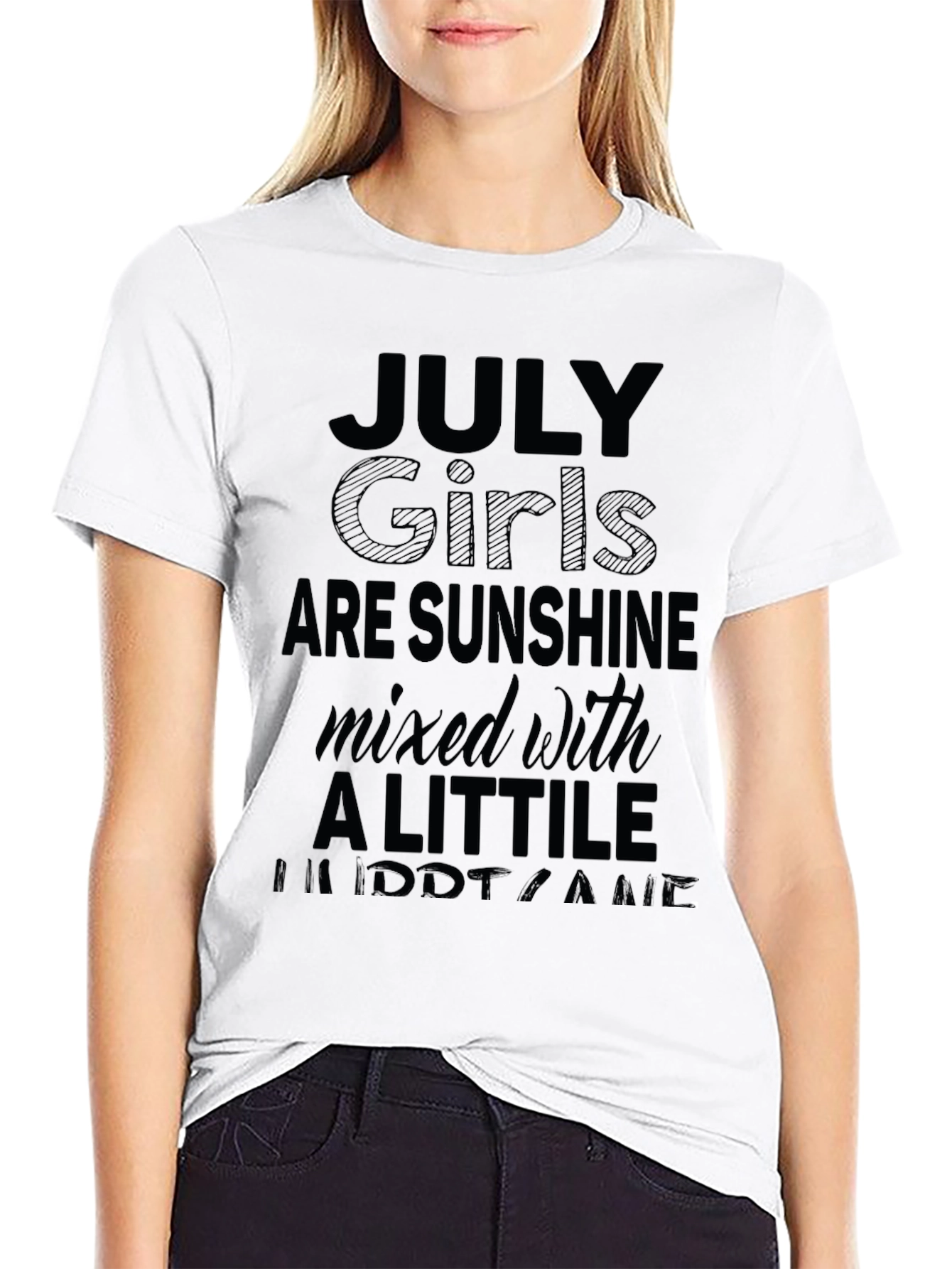 July Girls Sunshine T-Shirt - Black