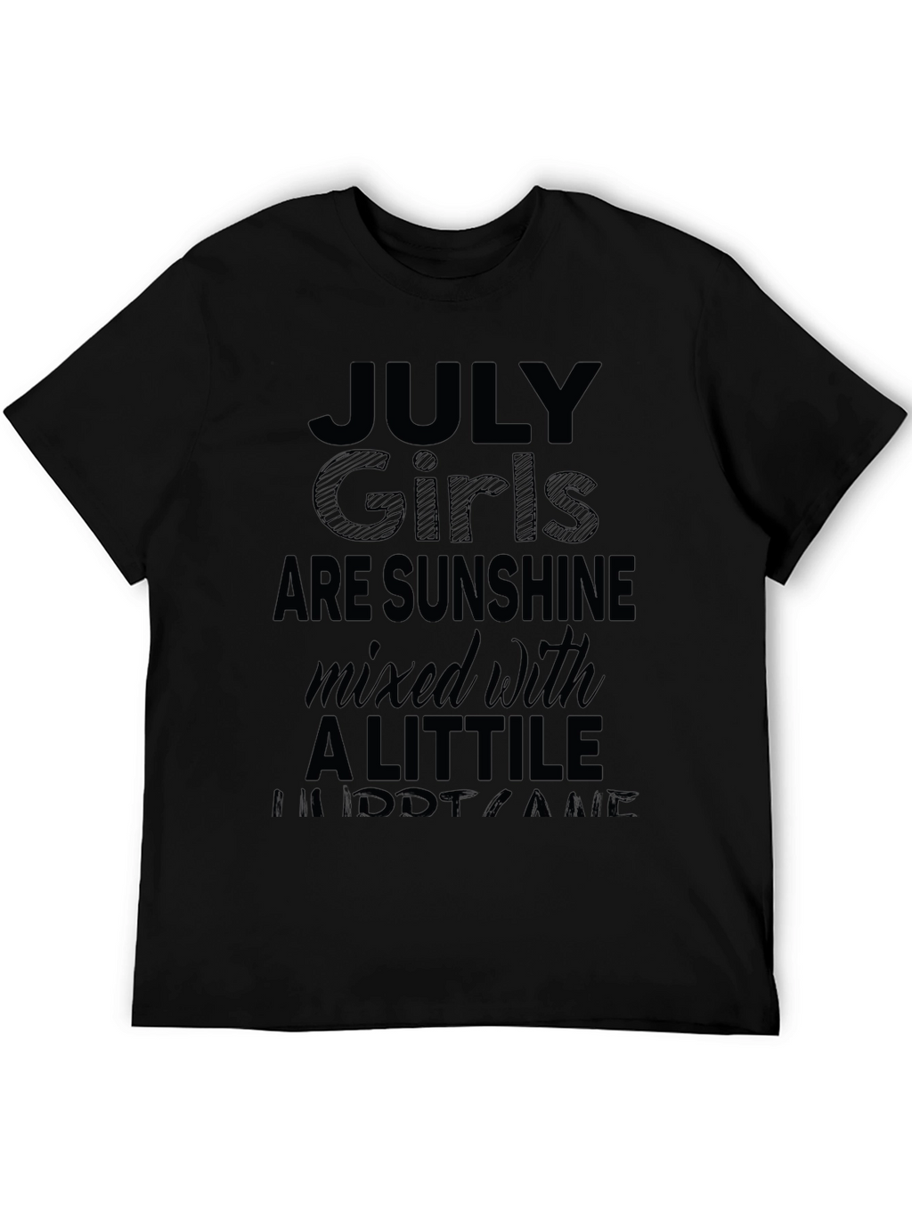 July Girls Sunshine T-Shirt - Black