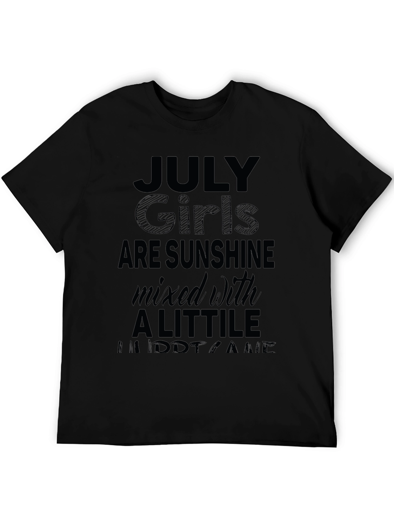 July Girls Sunshine T-Shirt - Black