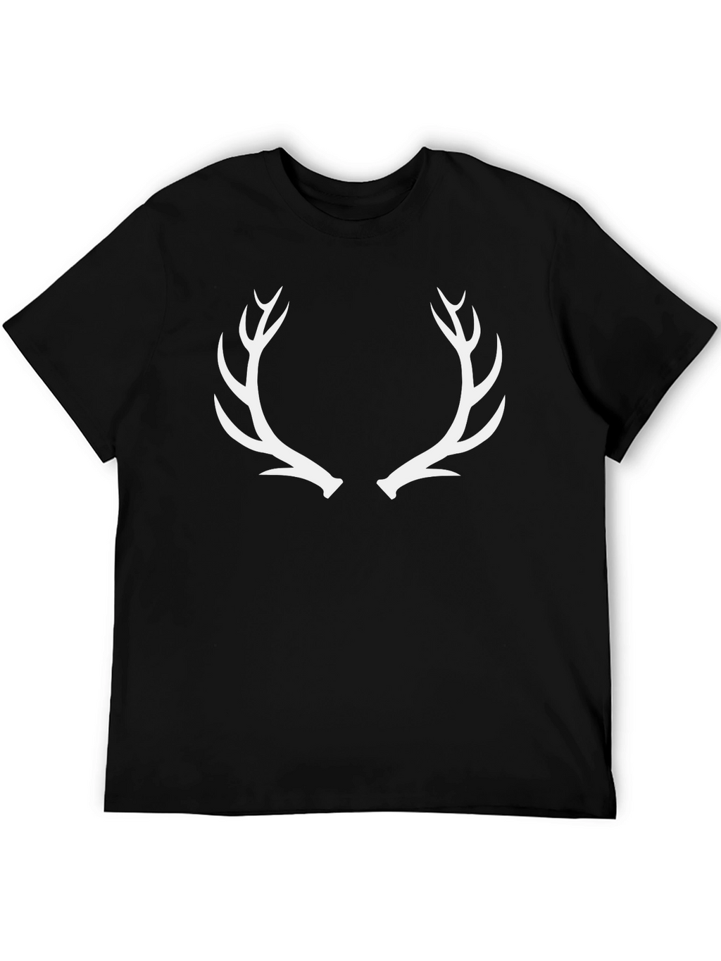 Antler Graphic Tee - Classic Black Cotton
