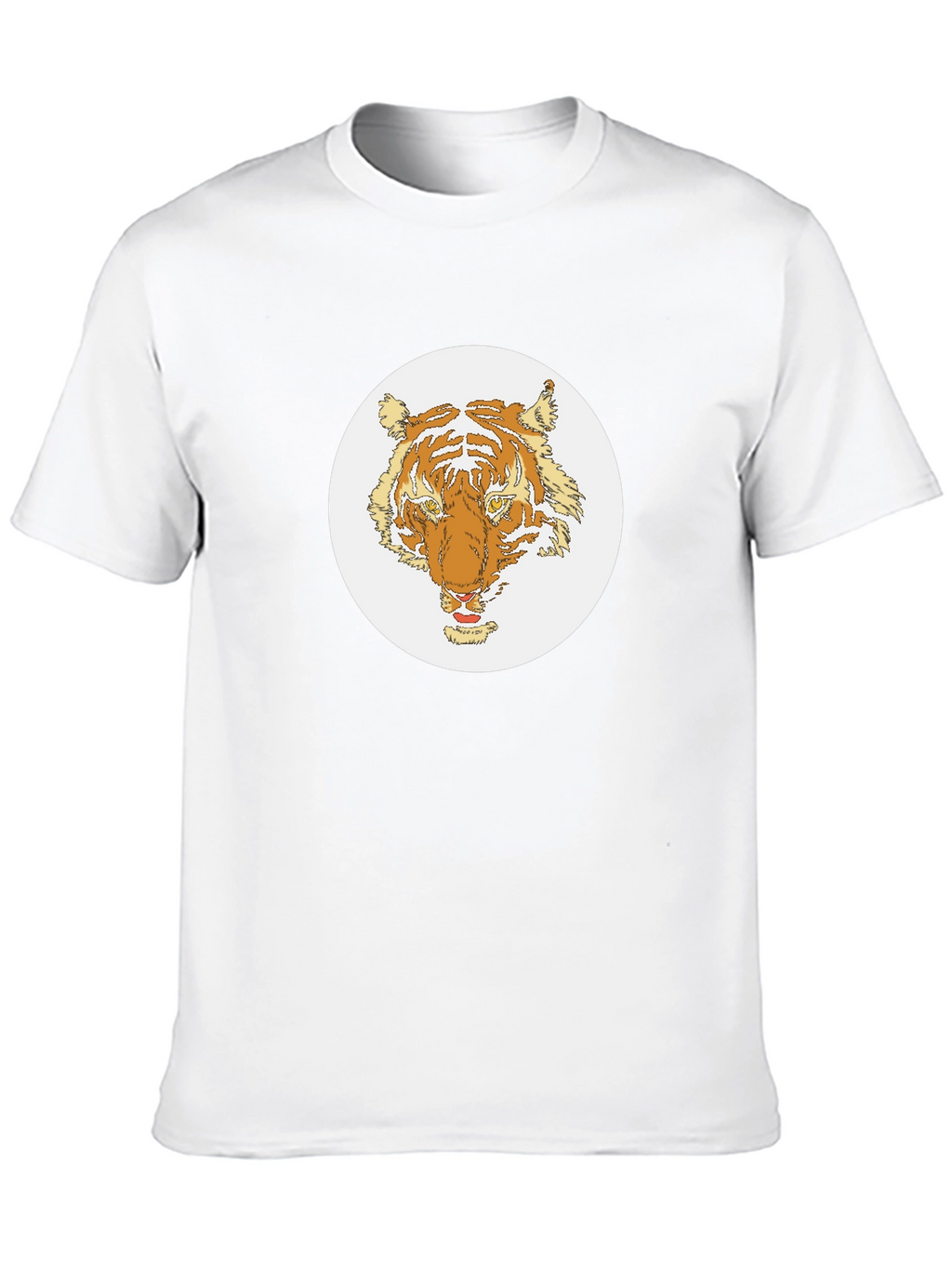 Tiger Graphic Tee - Black Cotton Blend