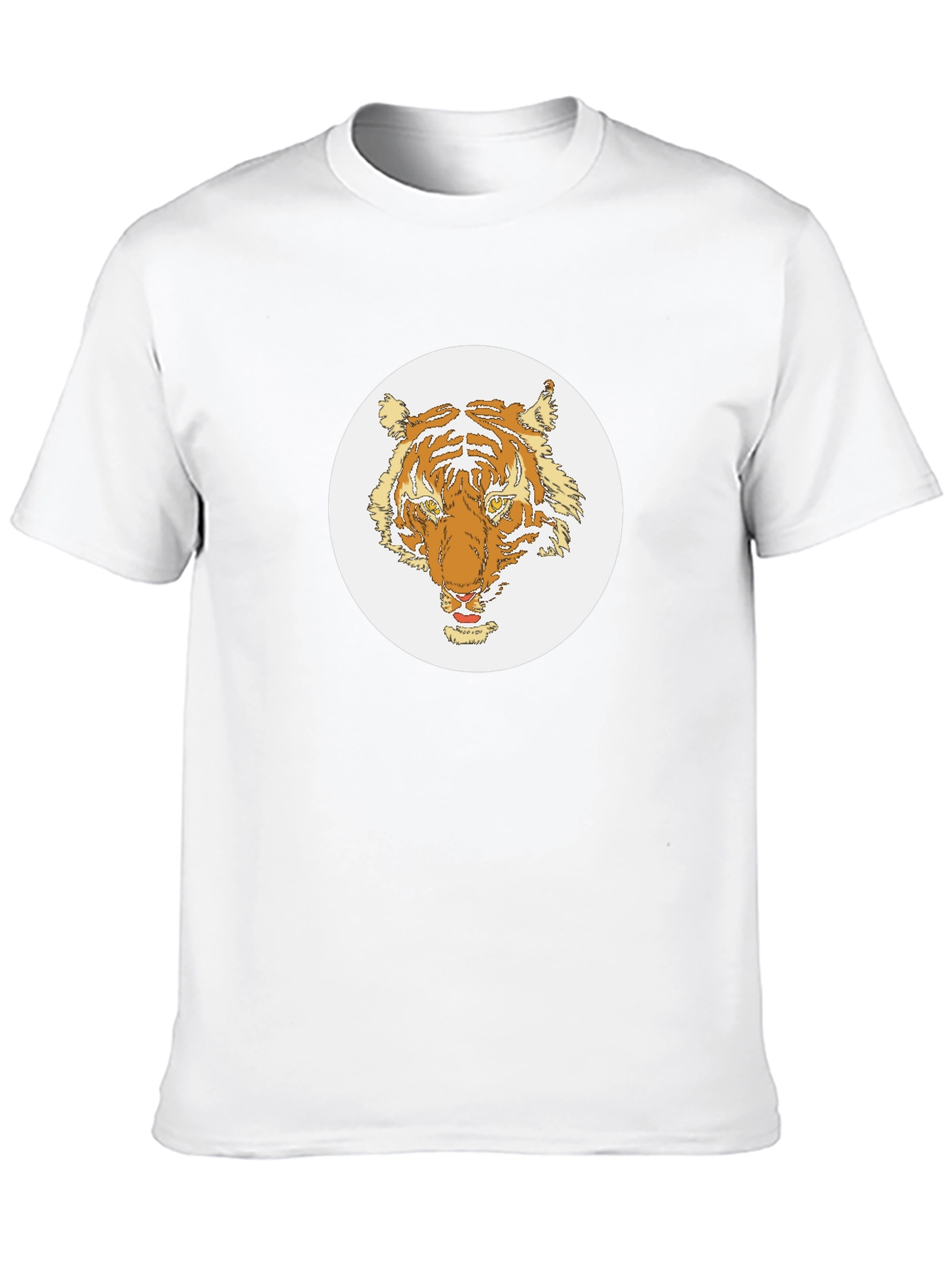 Tiger Graphic Tee - Black Cotton Blend