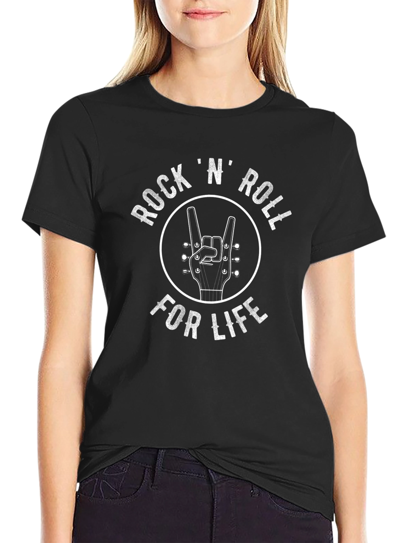 Rock N Roll for Life Graphic T-Shirt