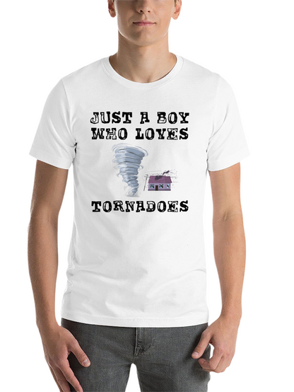 Just a Boy Who Loves Tornadoes T-Shirt