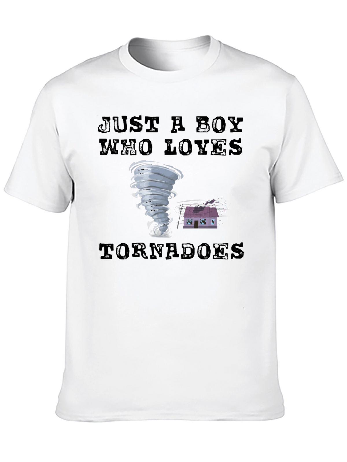 Just a Boy Who Loves Tornadoes T-Shirt