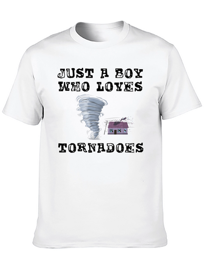 Just a Boy Who Loves Tornadoes T-Shirt