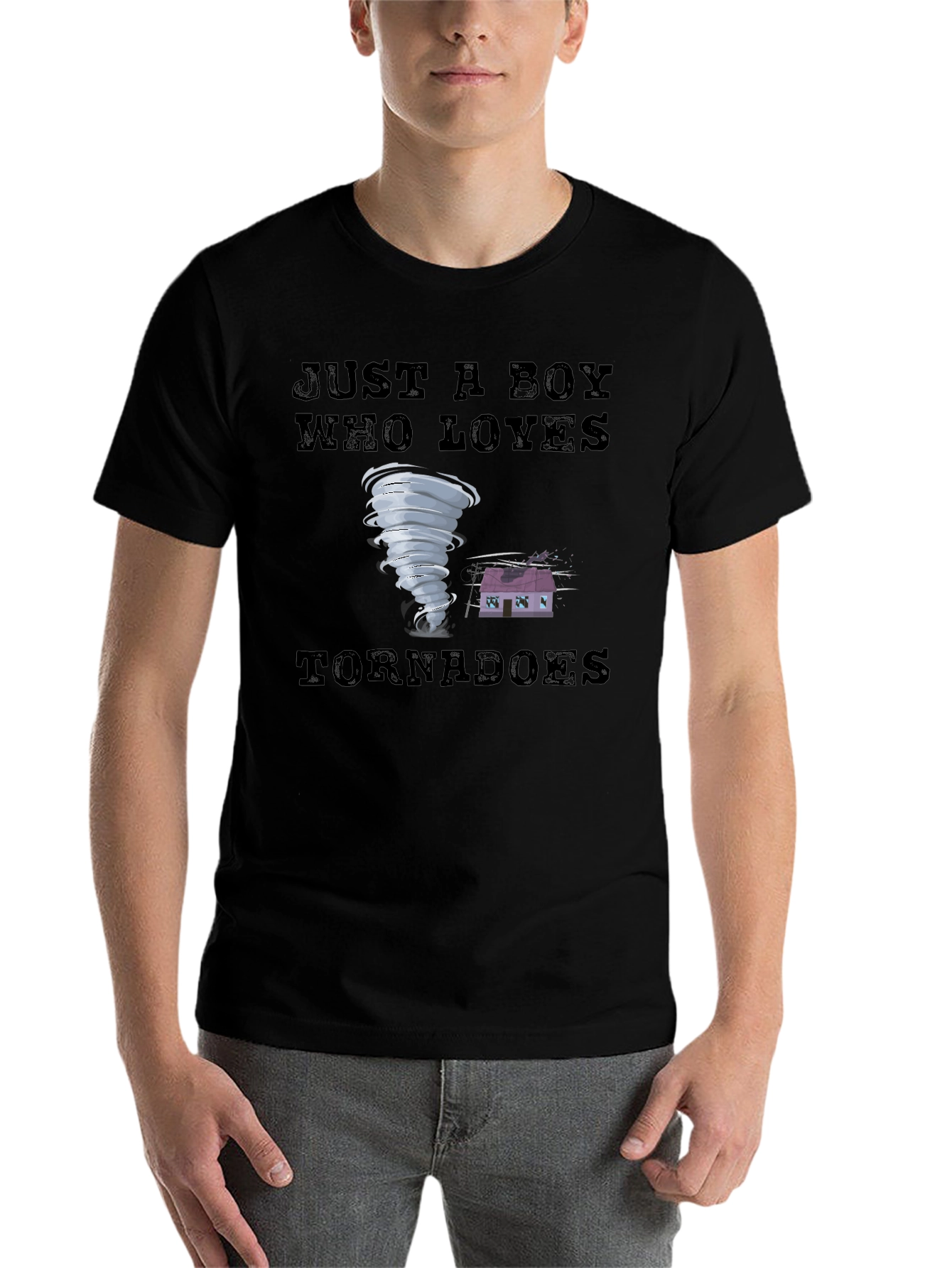Just a Boy Who Loves Tornadoes T-Shirt