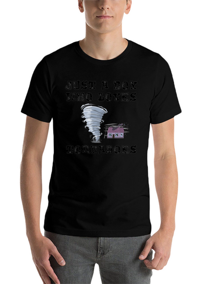 Just a Boy Who Loves Tornadoes T-Shirt