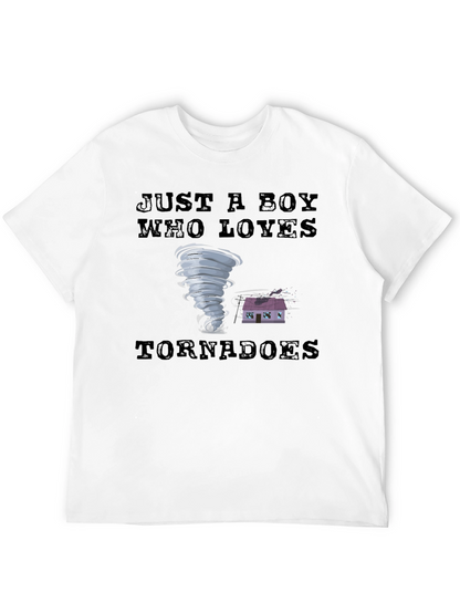 Just a Boy Who Loves Tornadoes T-Shirt