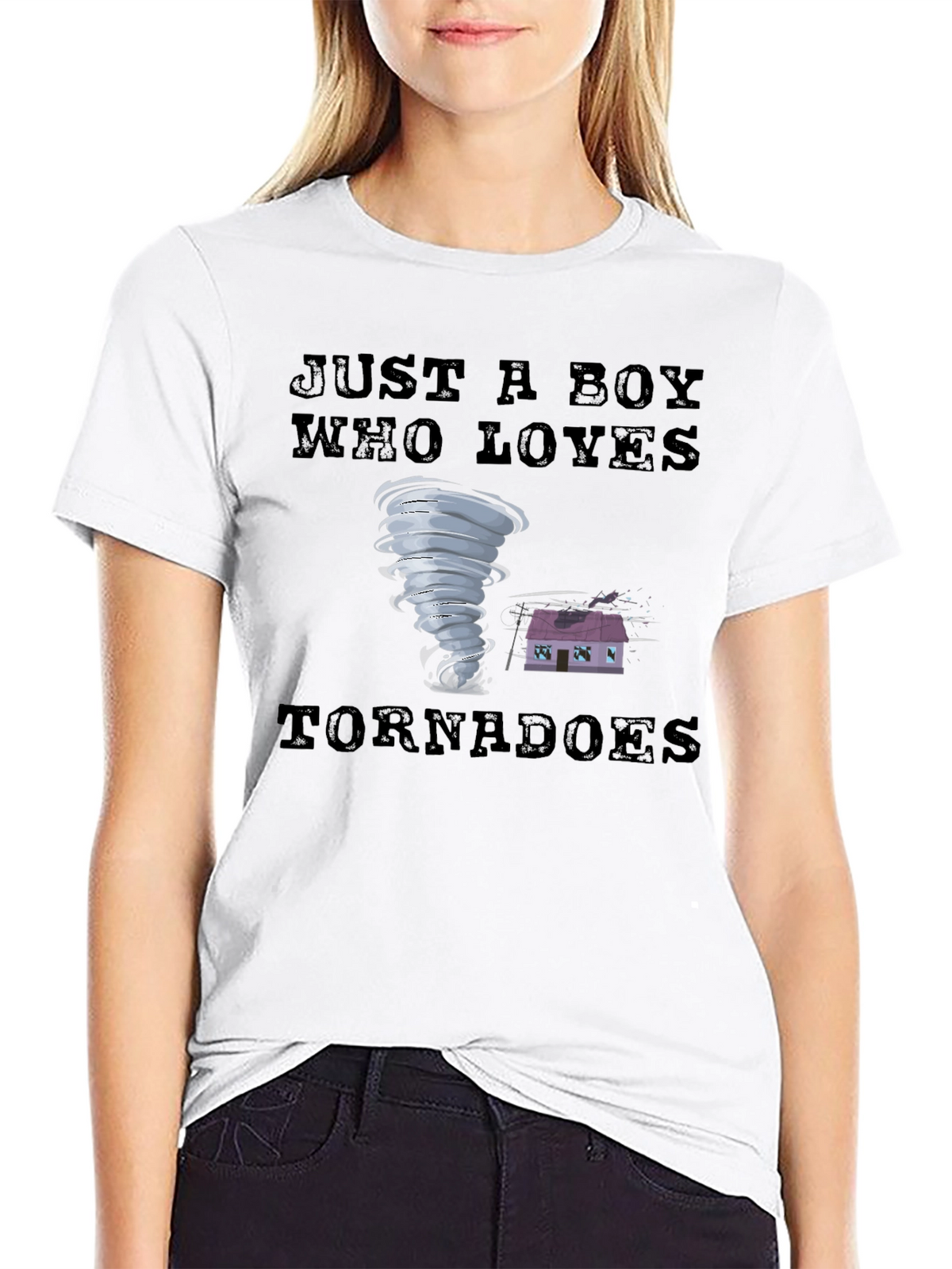 Just a Boy Who Loves Tornadoes T-Shirt