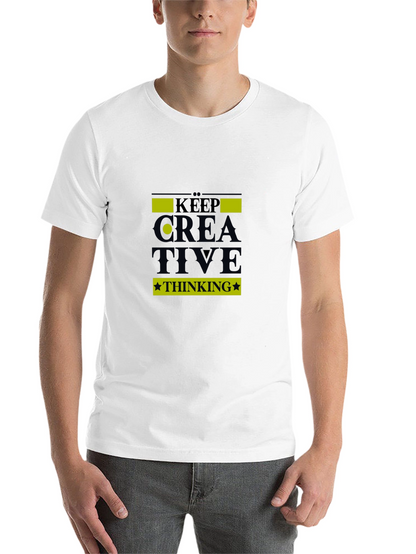 Keep Creative Thinking Black T-Shirt