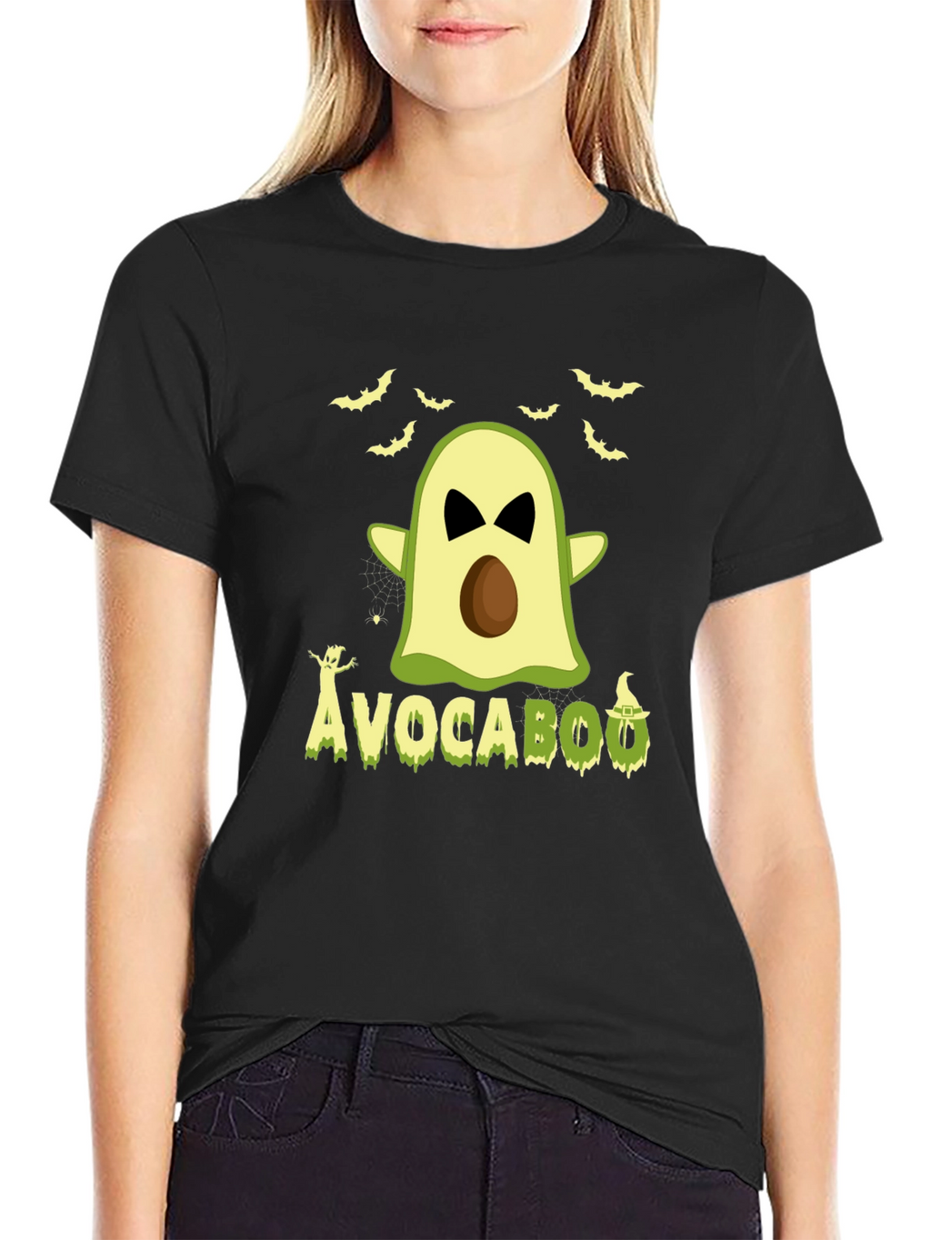 Avocabooo Halloween T-Shirt - Funny Avocado Ghost Tee
