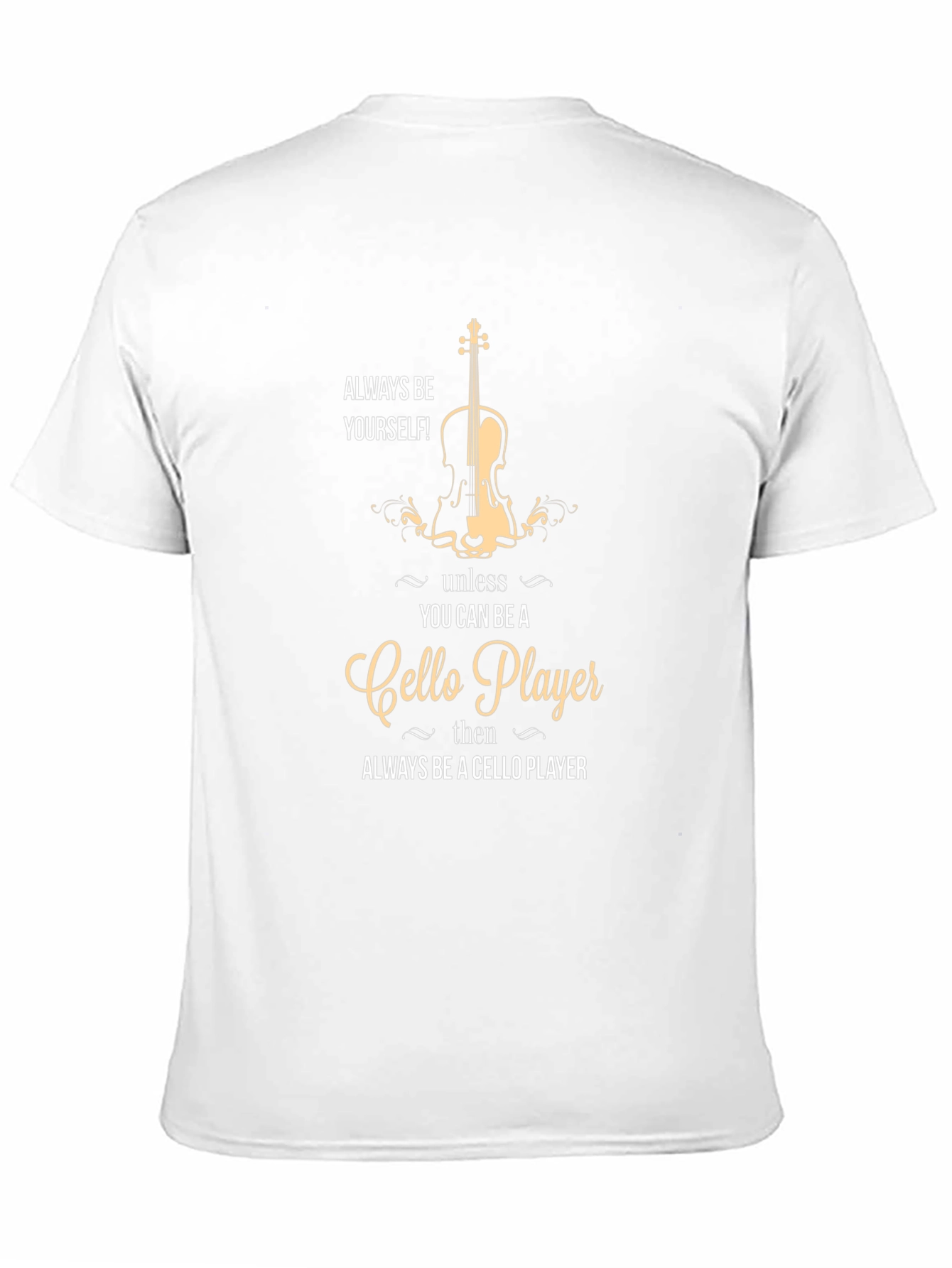 Cello Player Graphic T-Shirt