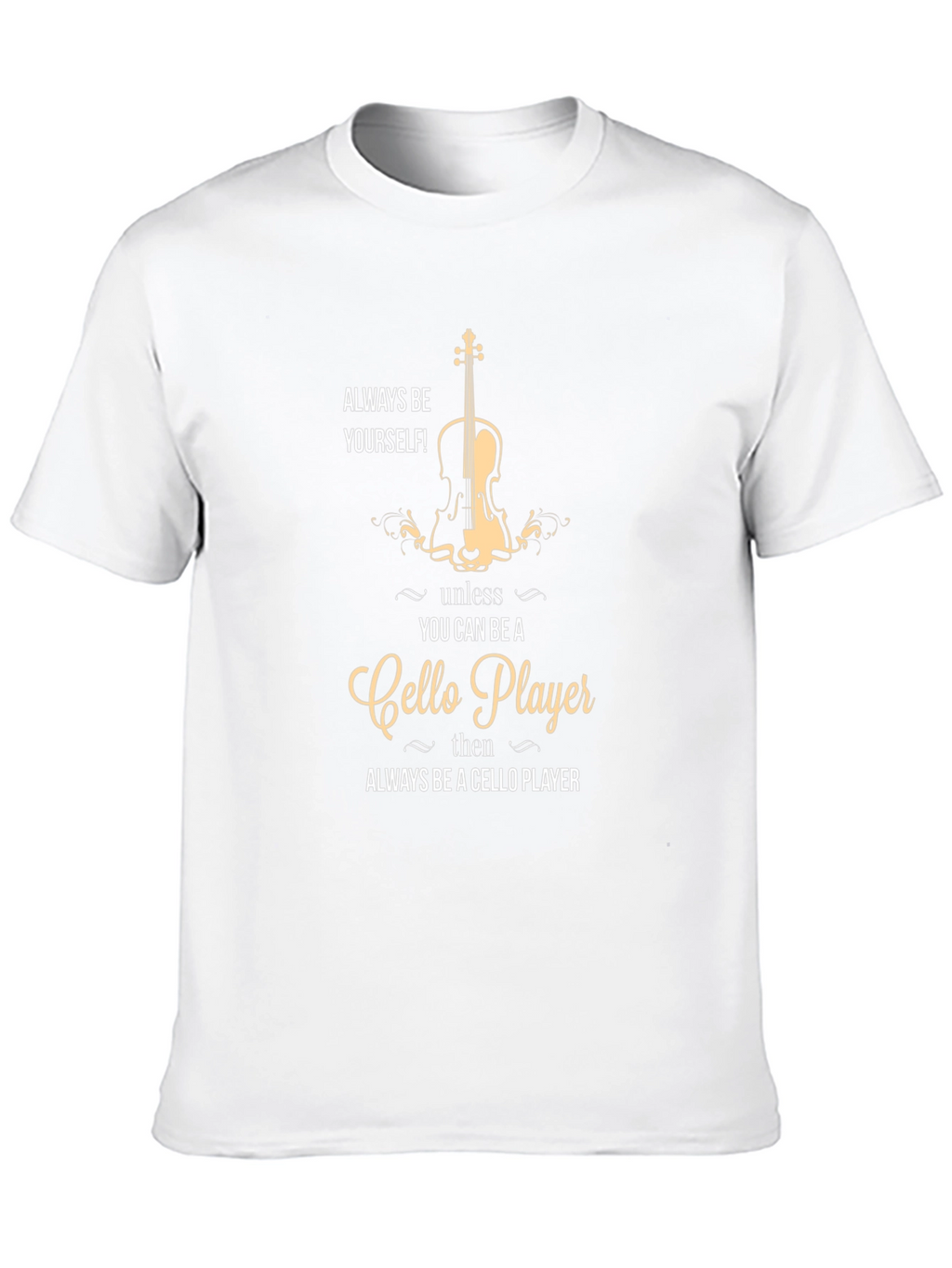 Cello Player Graphic T-Shirt