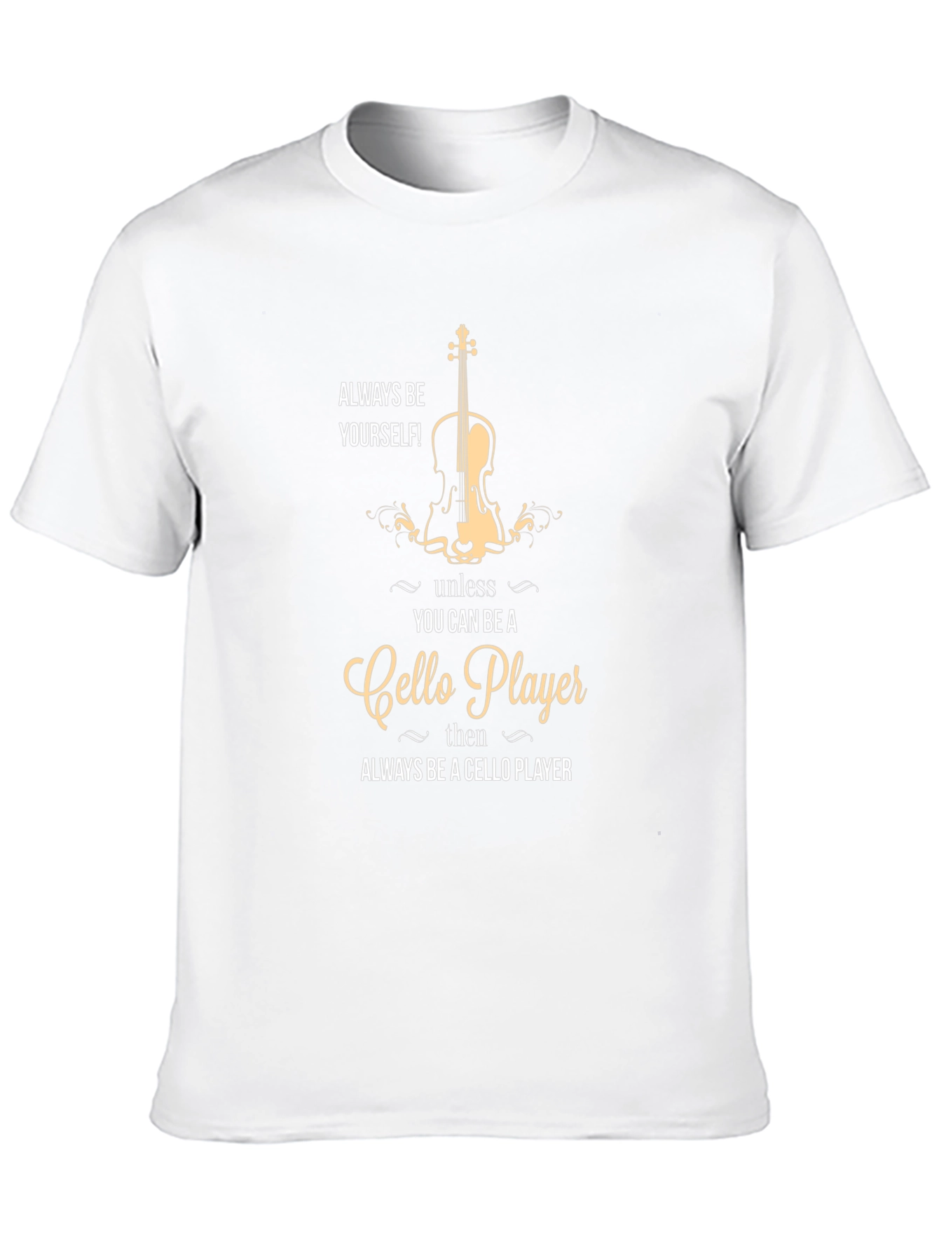 Cello Player Graphic T-Shirt