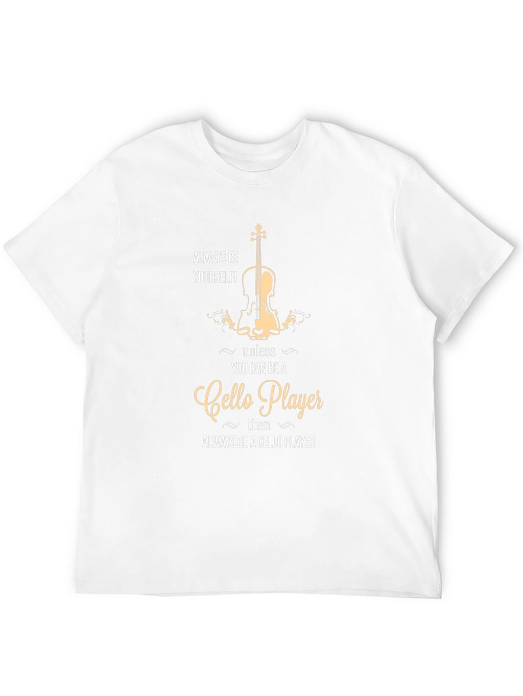 Cello Player Graphic T-Shirt