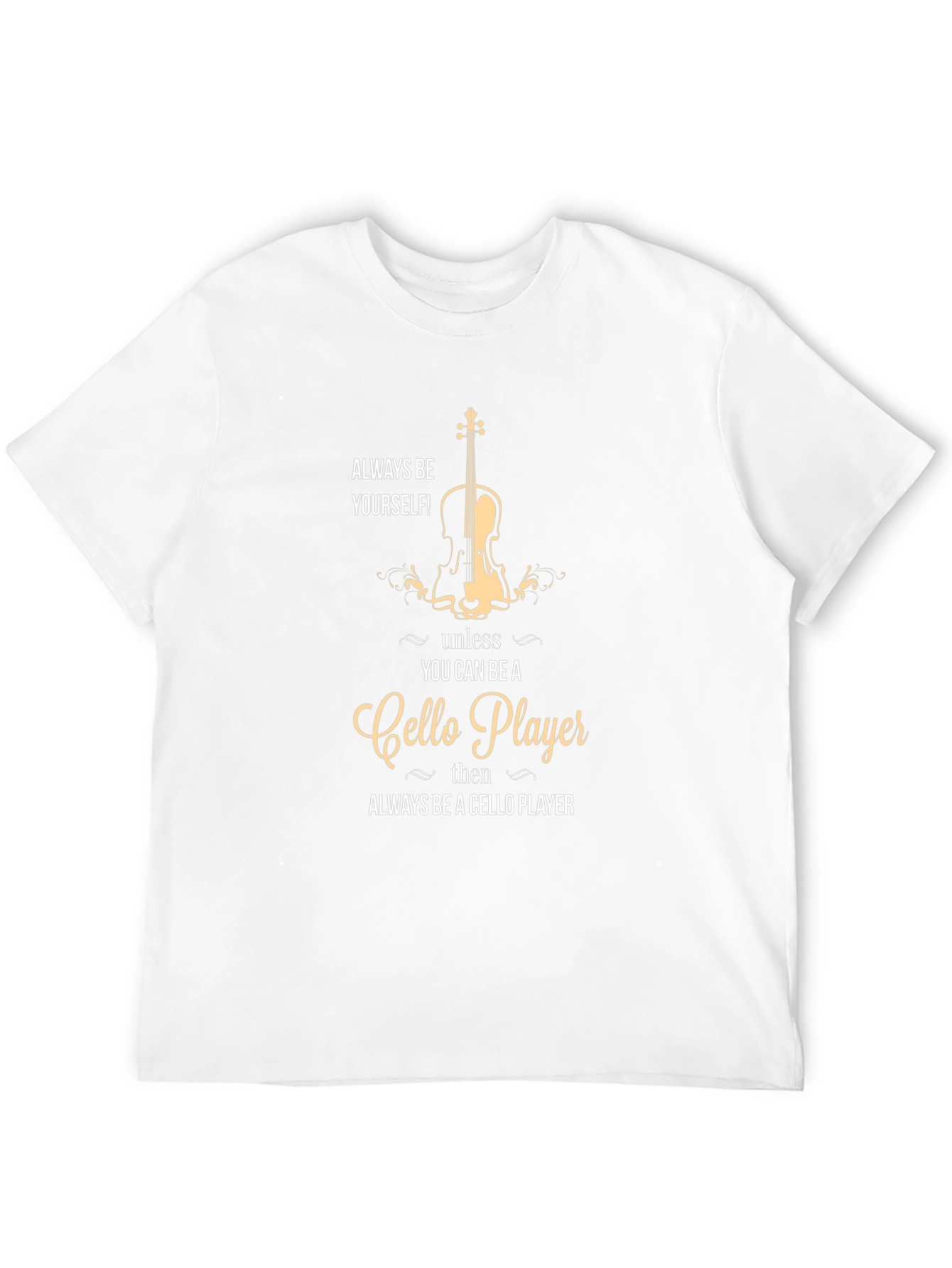Cello Player Graphic T-Shirt