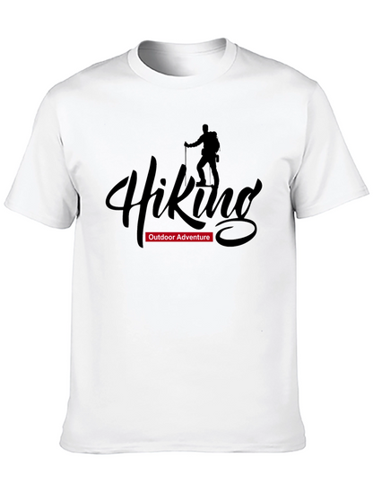 Hiking Adventure Graphic T-Shirt - Black