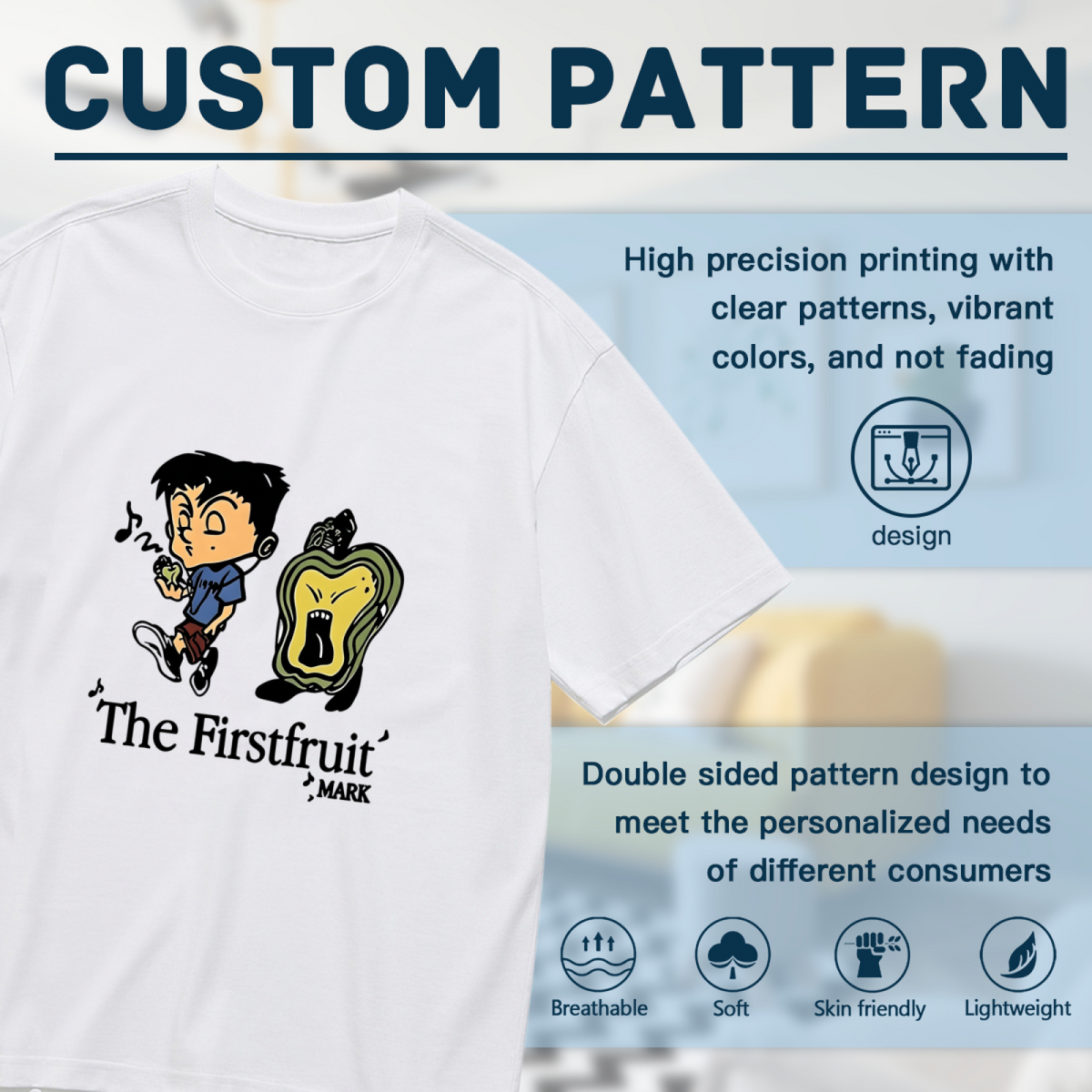 The Firstfruit Retro Hip Hop Cartoon Tee