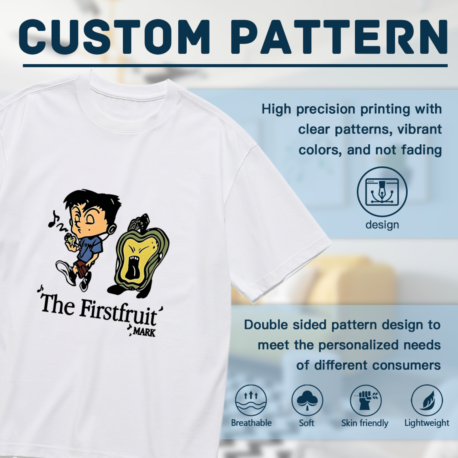 The Firstfruit Retro Hip Hop Cartoon Tee
