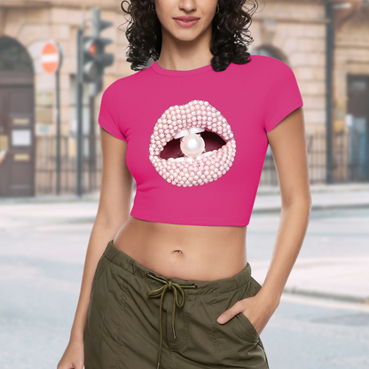 Graffiti Attitude I Don¡¯t Give A Hit Black Crop Top