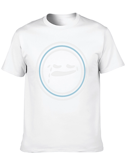 Teary Emoji Graphic Tee - Black