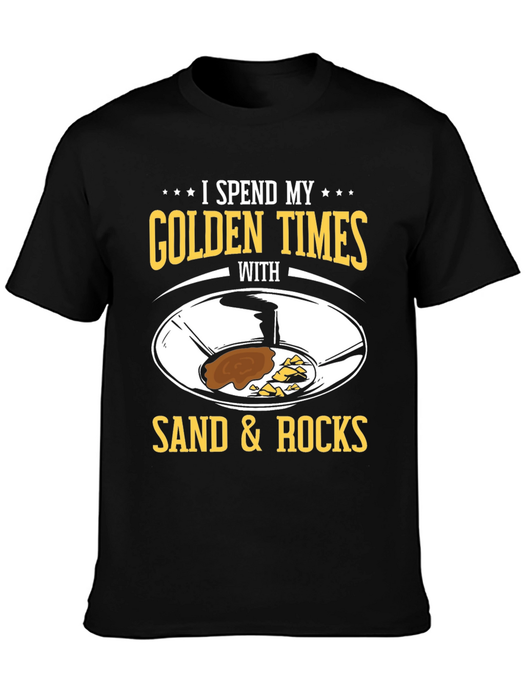 Golden Times Sand & Rocks Graphic T-Shirt