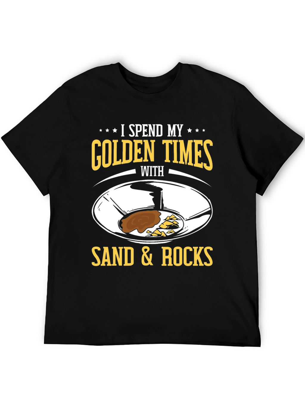 Golden Times Sand & Rocks Graphic T-Shirt