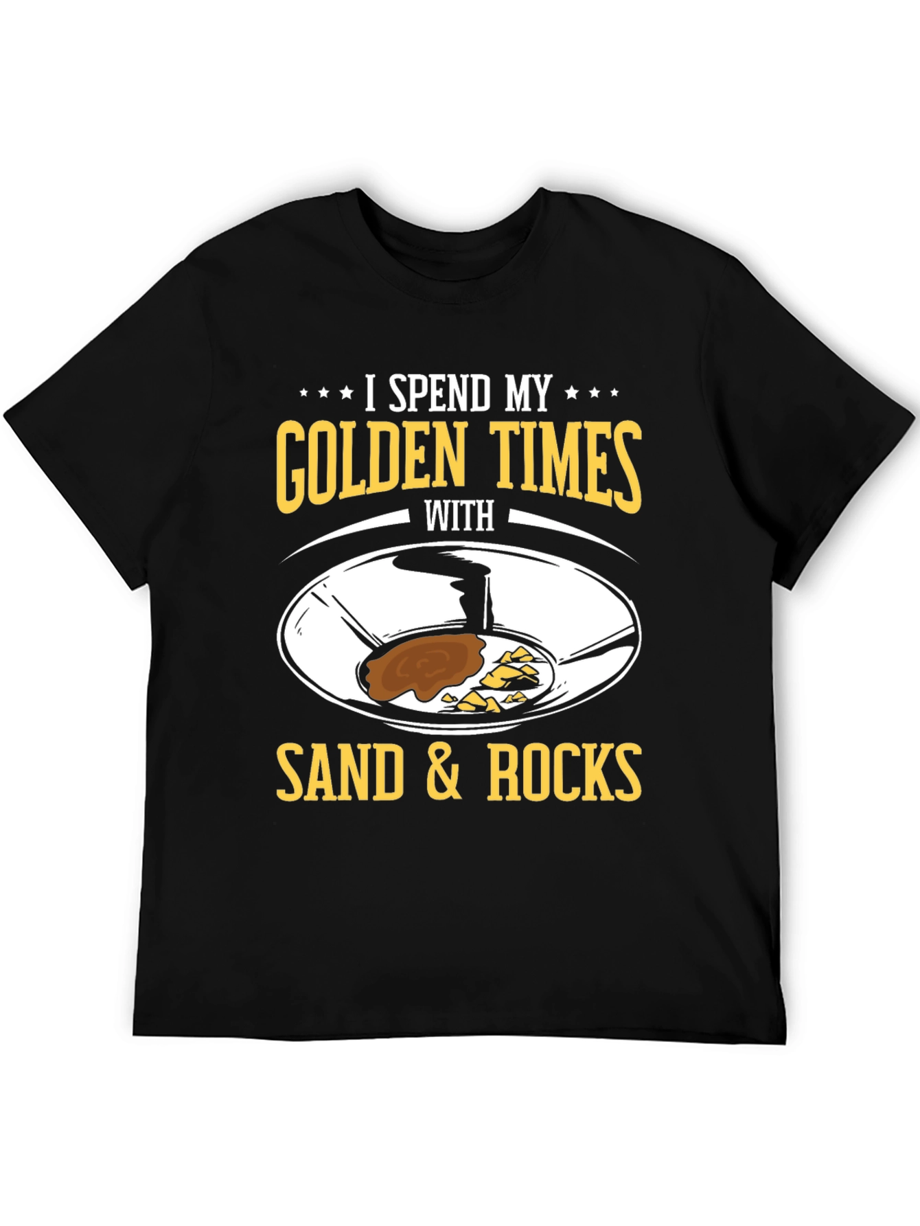 Golden Times Sand & Rocks Graphic T-Shirt