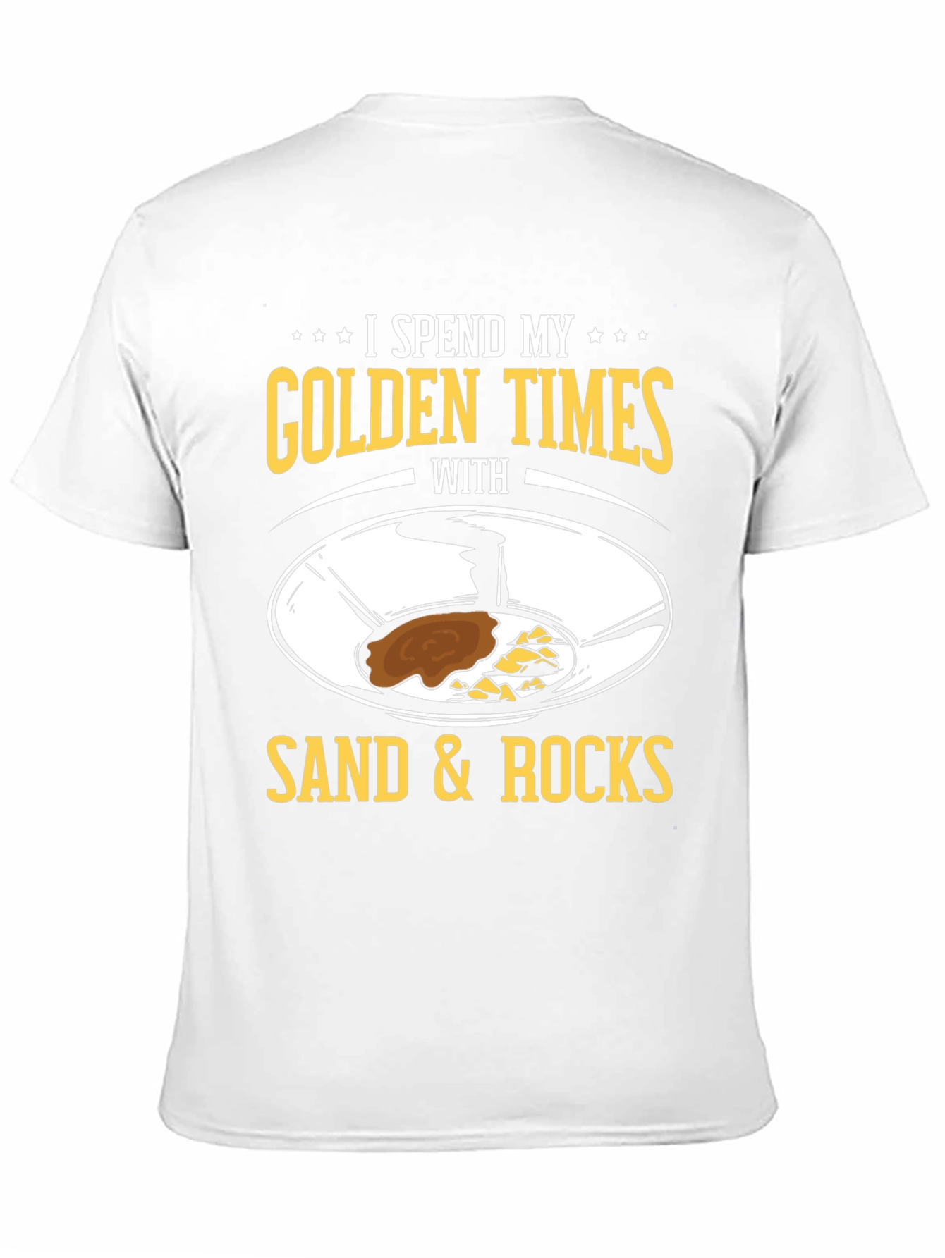 Golden Times Sand & Rocks Graphic T-Shirt