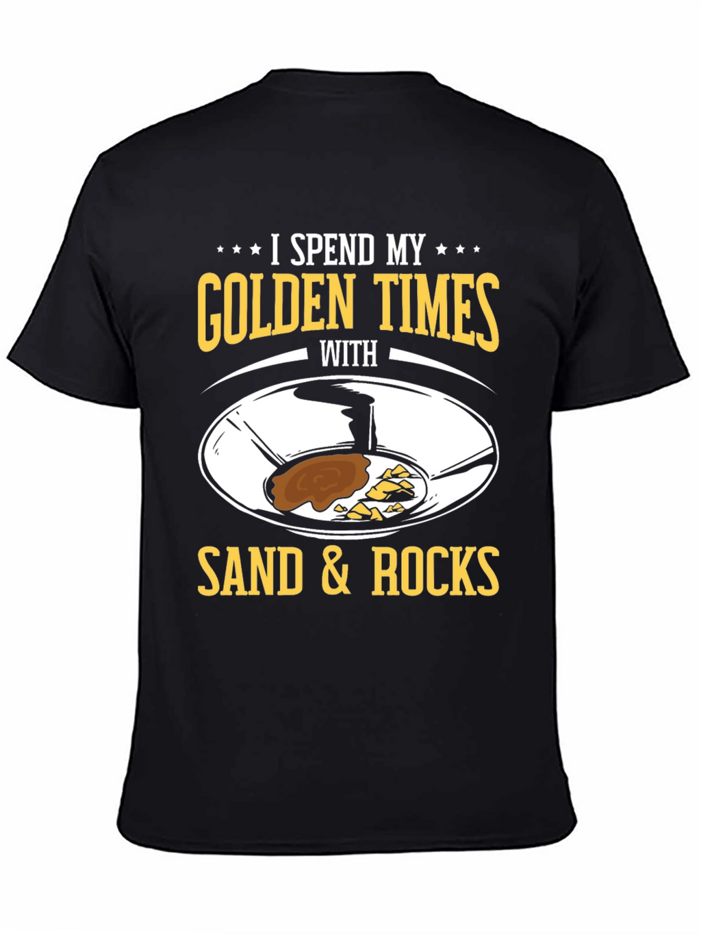 Golden Times Sand & Rocks Graphic T-Shirt