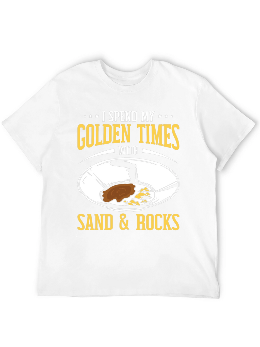Golden Times Sand & Rocks Graphic T-Shirt