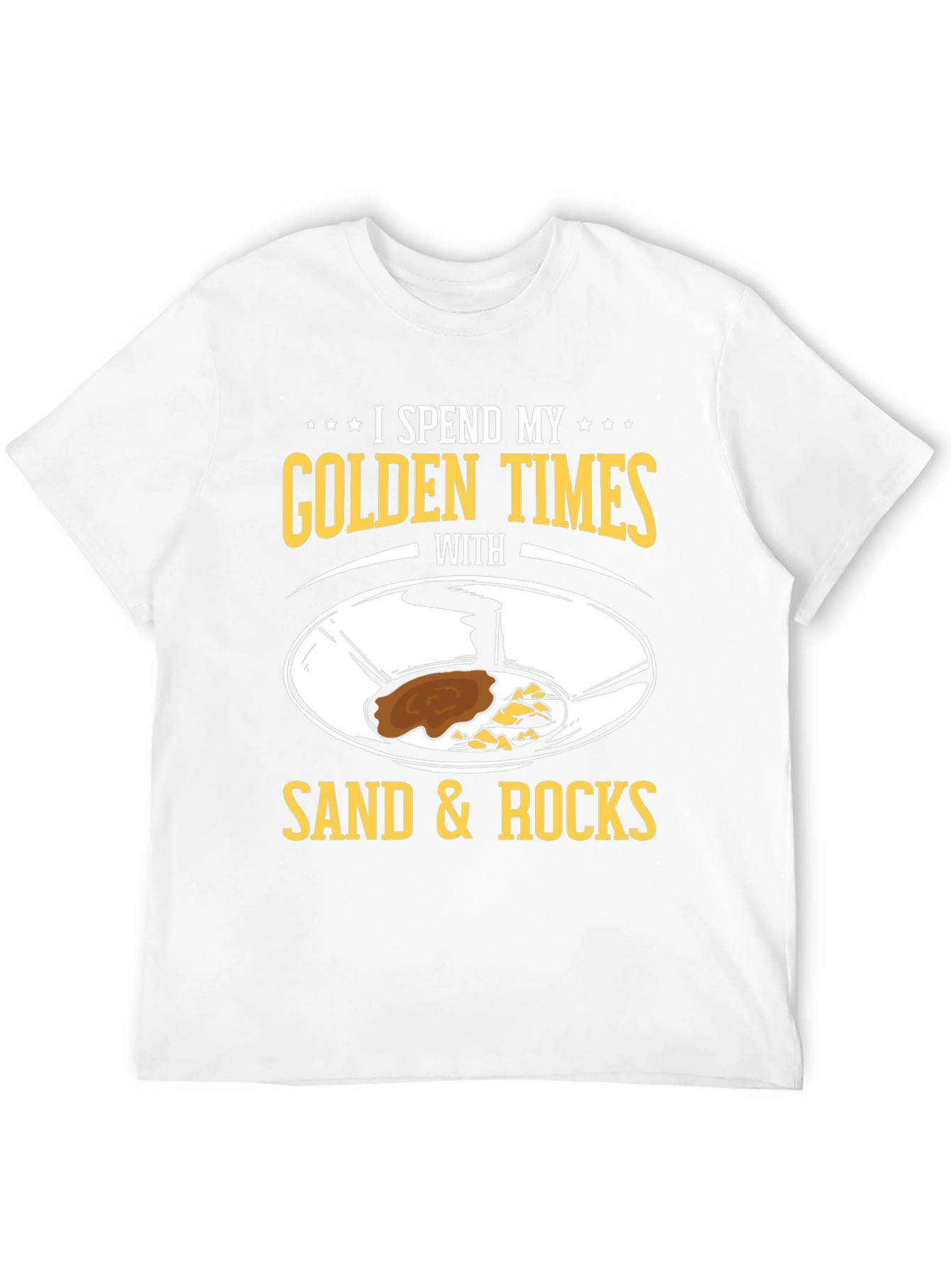 Golden Times Sand & Rocks Graphic T-Shirt