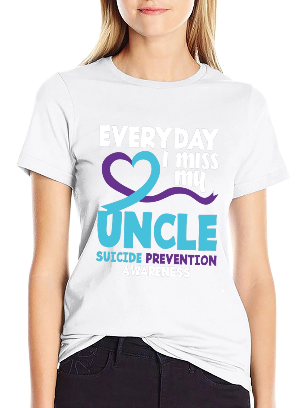 Everyday I Miss My Uncle Suicide Prevention Awareness T-Shirt