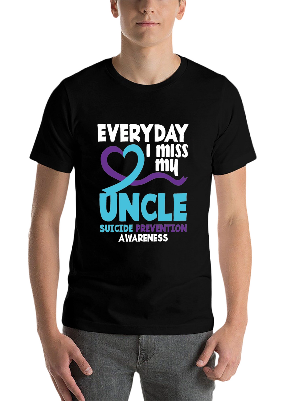 Everyday I Miss My Uncle Suicide Prevention Awareness T-Shirt