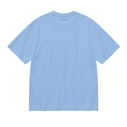 Peace Is Possible Minimal Peace Symbol Light Blue T-Shirt