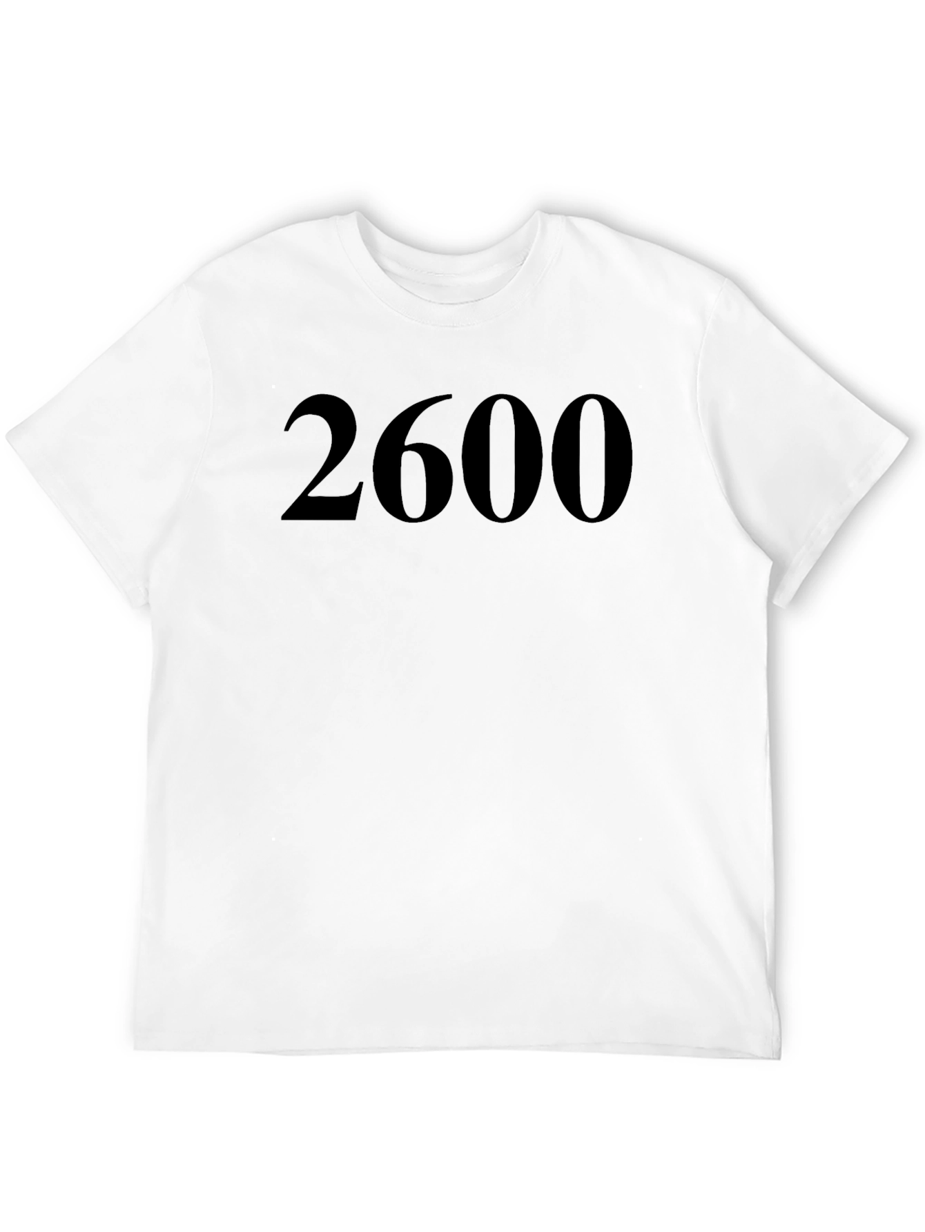 2600 Graphic Tee - Classic Black T-Shirt