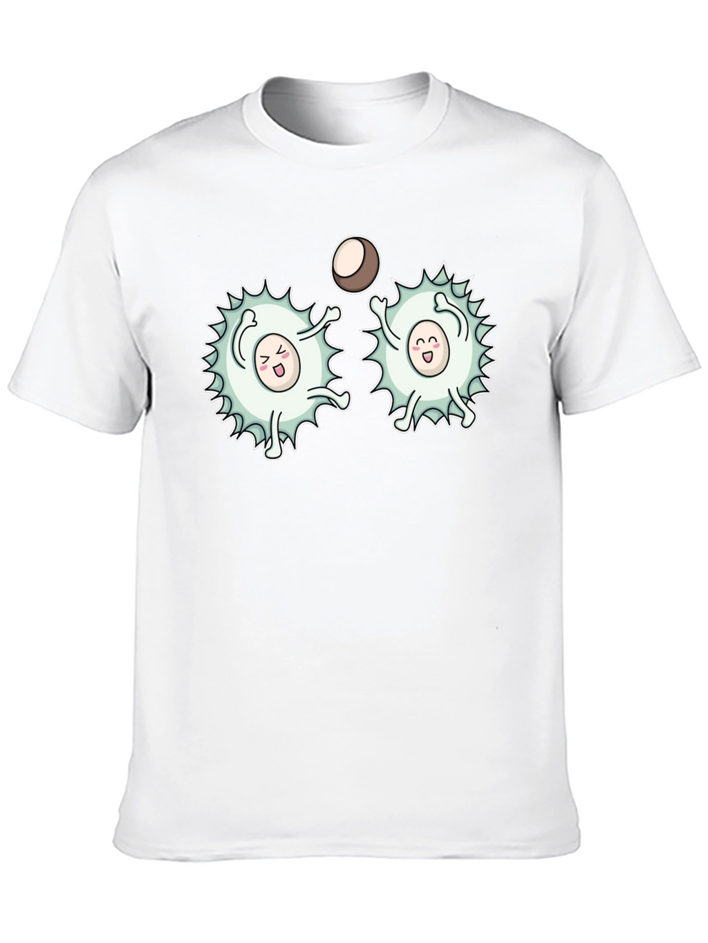 Funny White Blood Cells Playing Ball Black T-Shirt