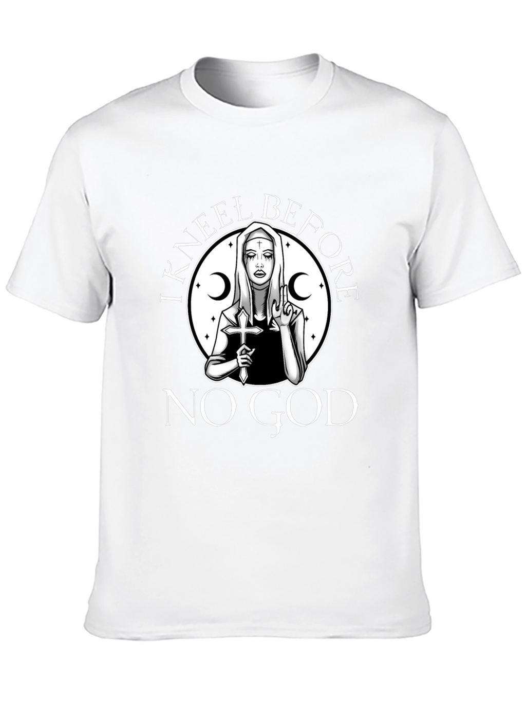 I Kneel Before No God Graphic T-Shirt