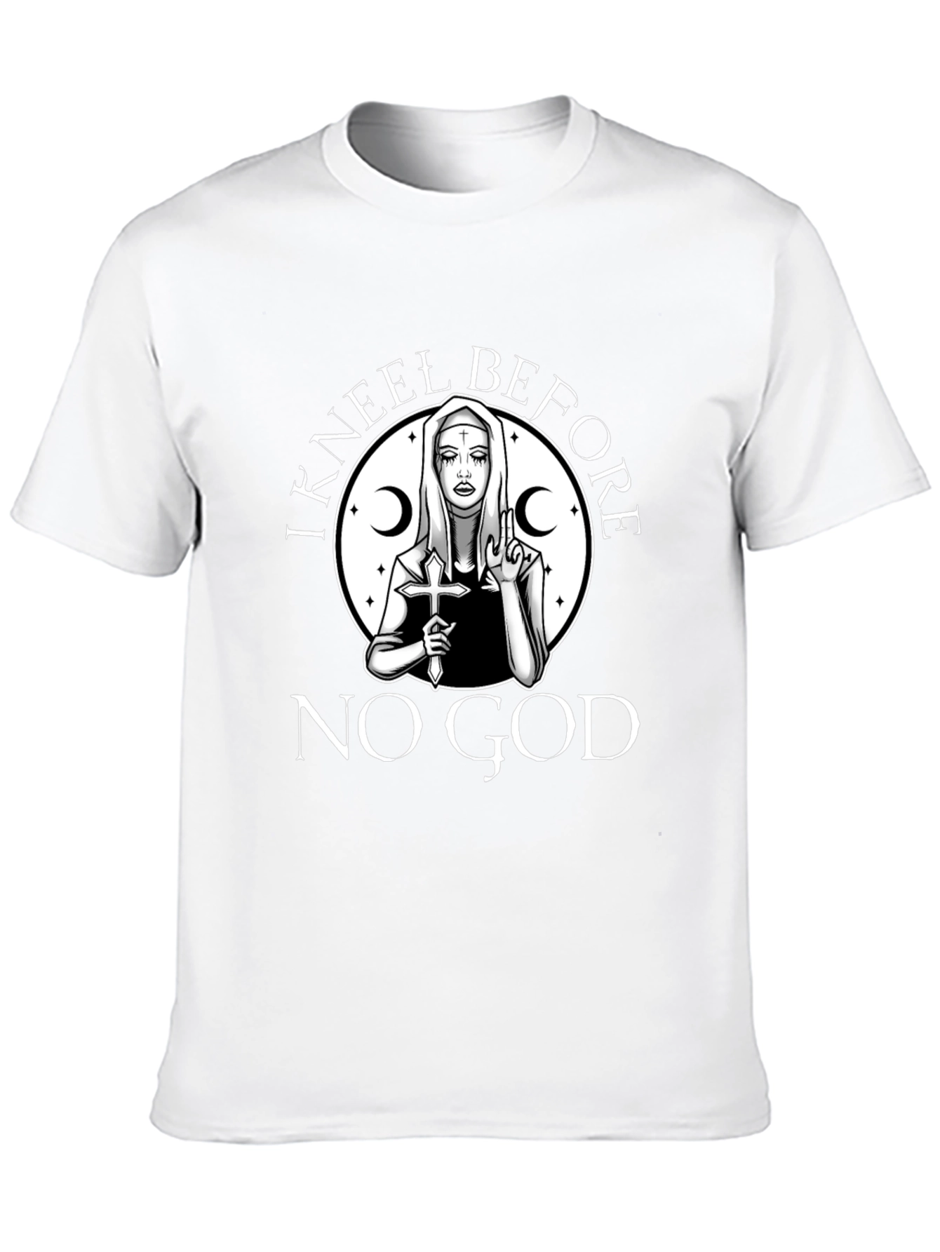 I Kneel Before No God Graphic T-Shirt