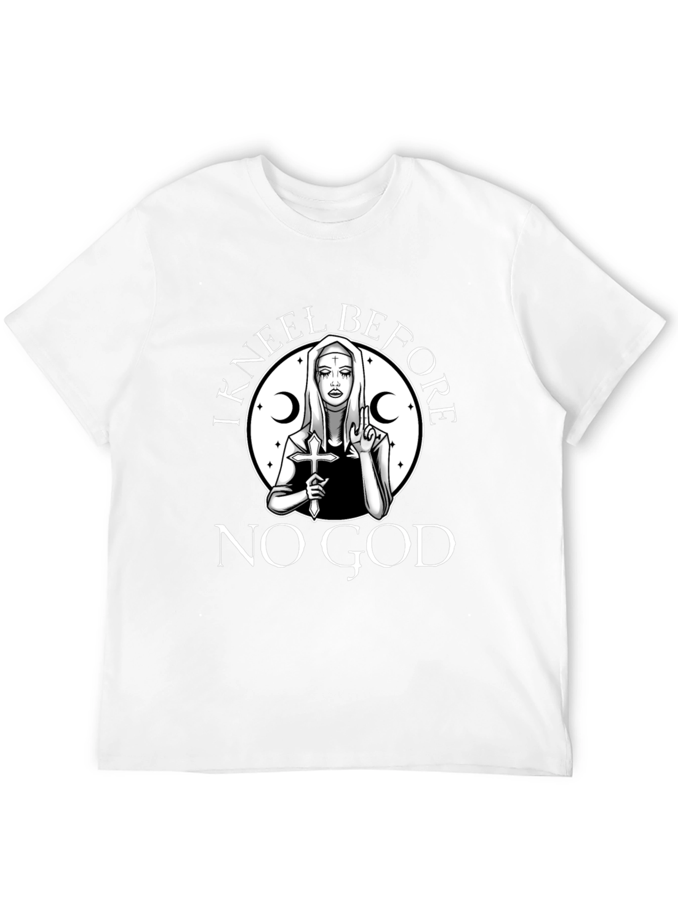 I Kneel Before No God Graphic T-Shirt