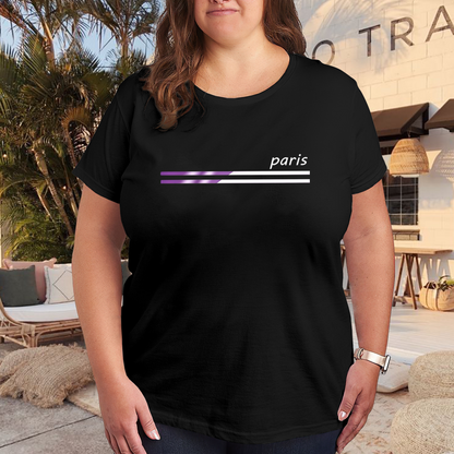 Gothic Purple Rose Sparkling Hummingbird Tee
